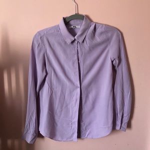Uniqlo Purple Button Down